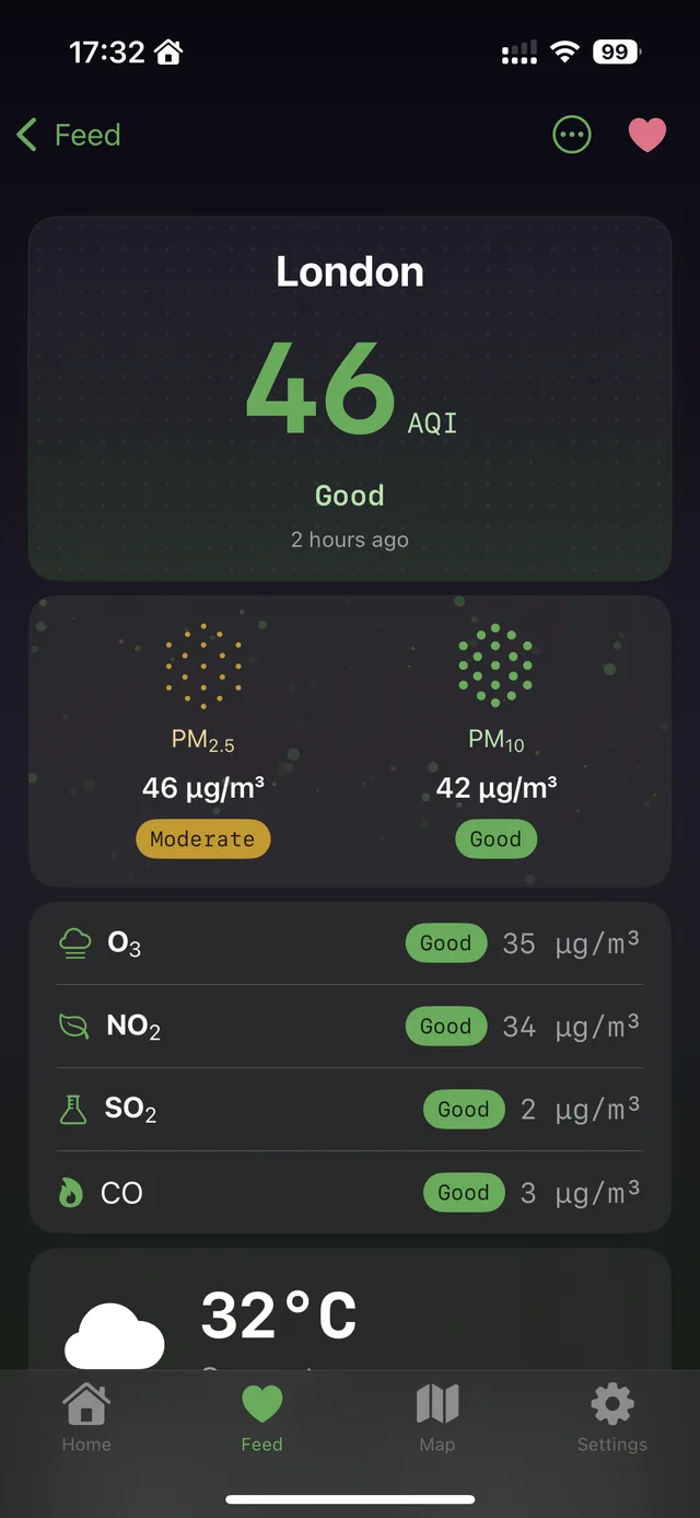 AQI Sense screenshot
